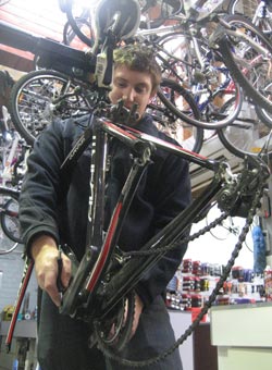 Behind every rider is a good bike mechanic
